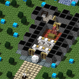Church and ditch