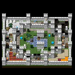 Castle fountain