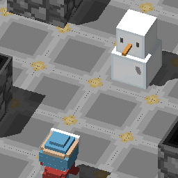 <color=#e5e4e6><i>スノーマン</i></color>戦