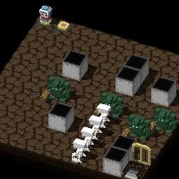 the cave