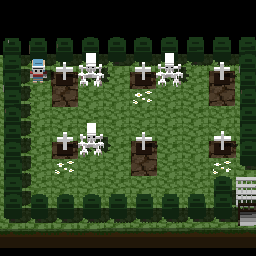 ダンジョン２　くらやみの森墓地エリア