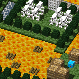 lava,raft,and box dungeon