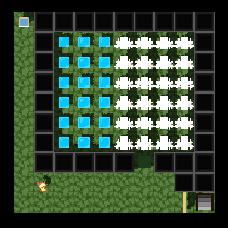 打死其中的一只史莱姆可以获得钥匙打开门通关