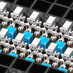 지하의 몬스터 굴과의 싸움