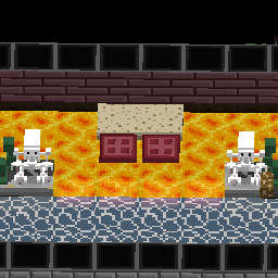 Lava and water sewer