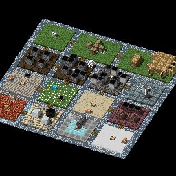 箱を運ぶ(黄色ボタンの上に乗せろ)