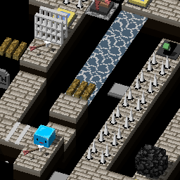 10*10简易迷宫（簡易迷路）